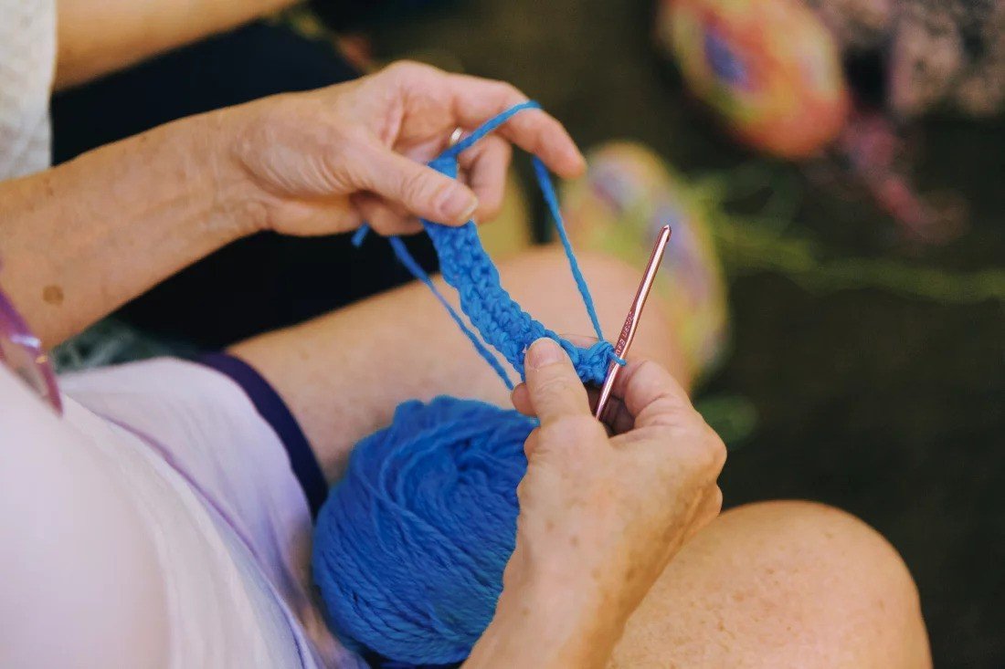 Grieving & Weaving A Death Educator and Knitter in the Cemetery